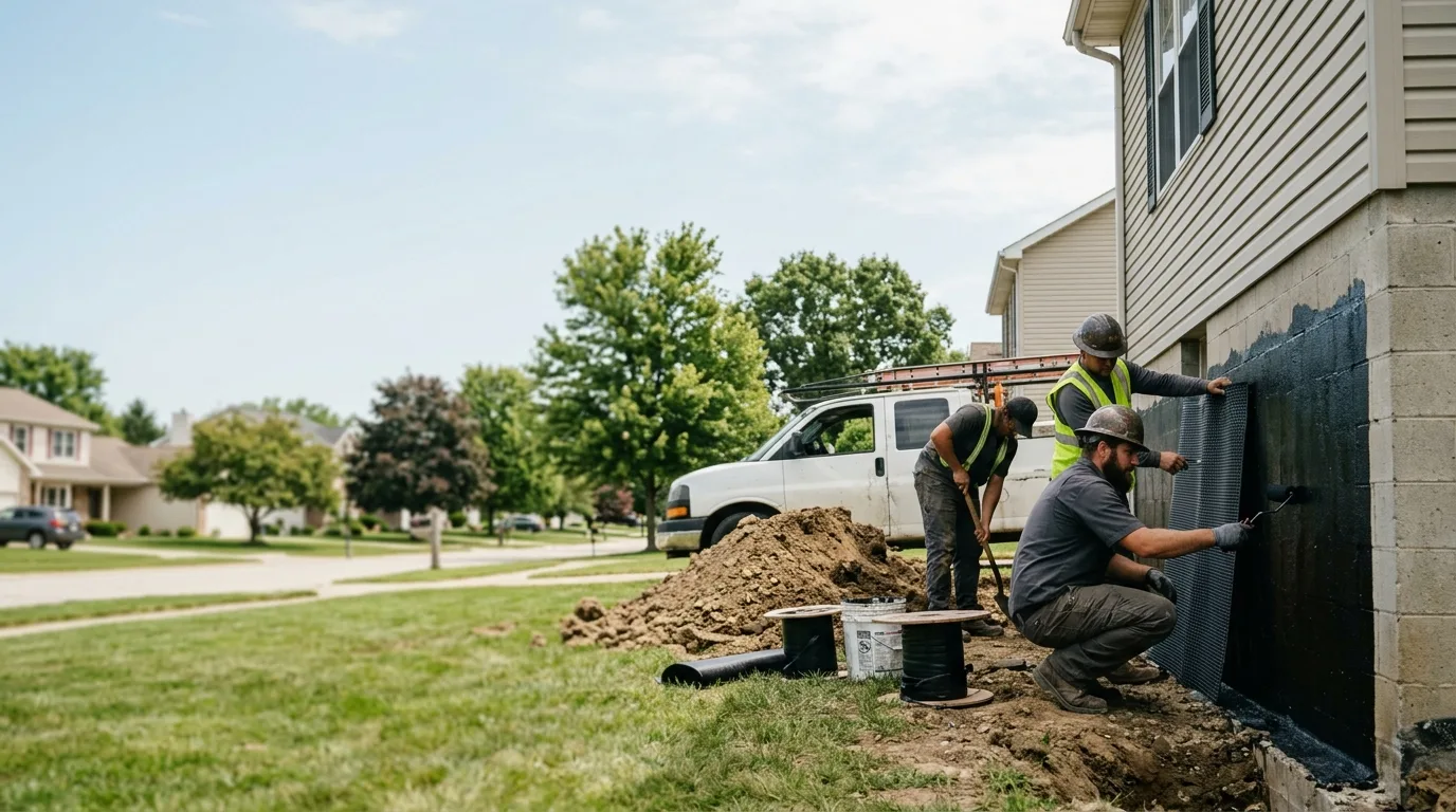 Basement Waterproofing in Parkersburg, IL near me